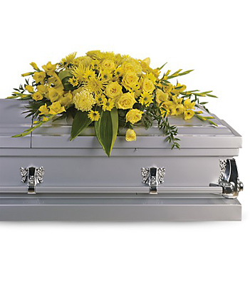 Graceful Grandeur Casket Spray from Richardson's Flowers in Medford, NJ